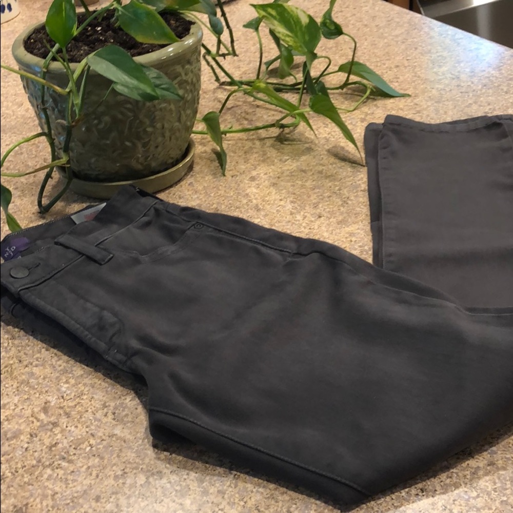NYDJ Jeans Legging Gray Size 6 Black 6/40 - Picture 1 of 15